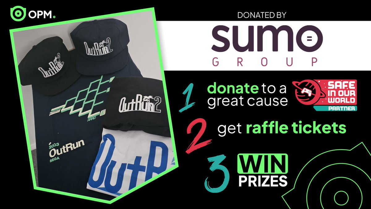 One Player Mission (@opmjobs) on Twitter photo Thank you to our friends over at <a href="/SumoDigitalLtd/">Sumo Digital</a> for contributing towards our raffle to help raise some money for <a href="/SafeInOurWorld/">Safe In Our World</a> !
Check out all the prizes announced so far ๐
lnkd.in/dY66_WS5
Donate & get raffle tickets ๐
lnkd.in/ezSnybFr Thank you to our friends over at <a href="/SumoDigitalLtd/">Sumo Digital</a> for contributing towards our raffle to help raise some money for <a href="/SafeInOurWorld/">Safe In Our World</a> !
Check out all the prizes announced so far ๐
lnkd.in/dY66_WS5
Donate & get raffle tickets ๐
lnkd.in/ezSnybFr