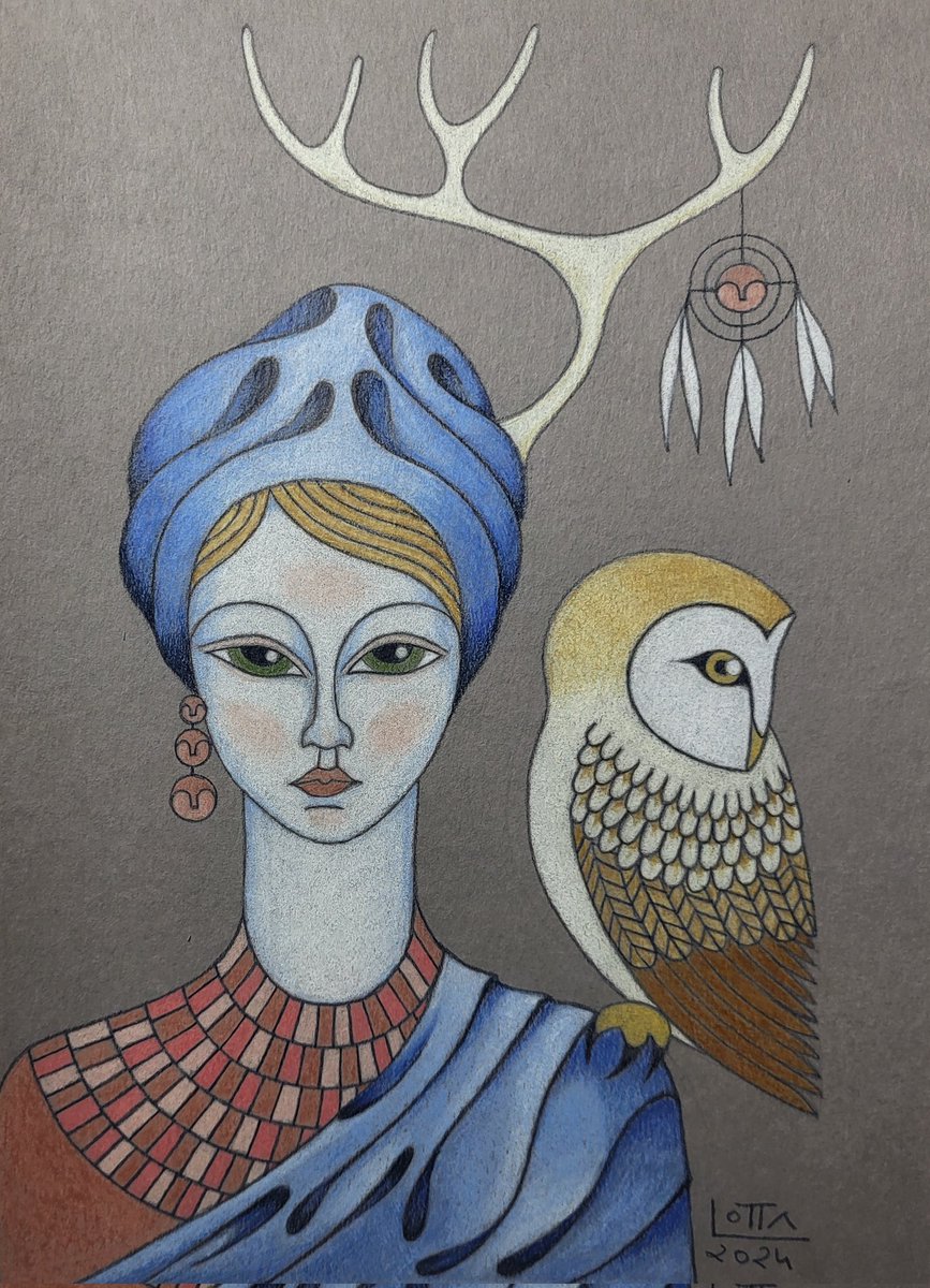 lottaskimo's tweet image. Crayons sur papier. 14,8cm x 21cm. 2024
#dessin #drawing