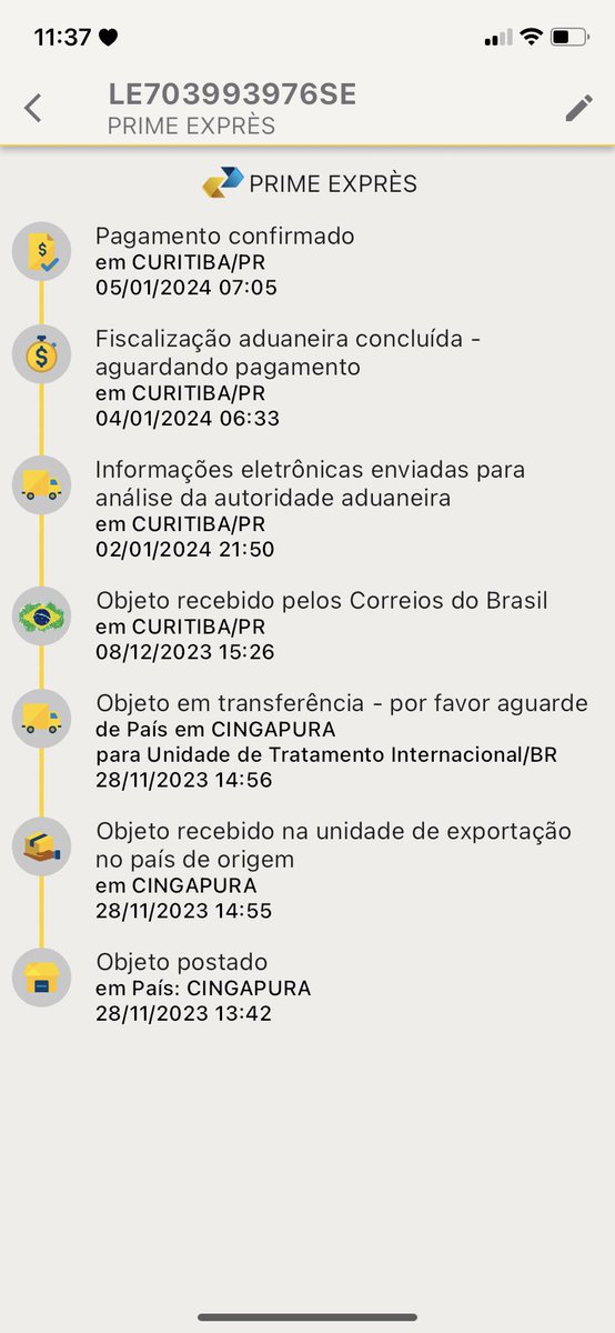 nanda_3005's tweet photo. @correiosBR é a pior empresa que existe. É absurdo o tempo que o meu pacote está parado. https://t.co/6tLR2vR5Ln