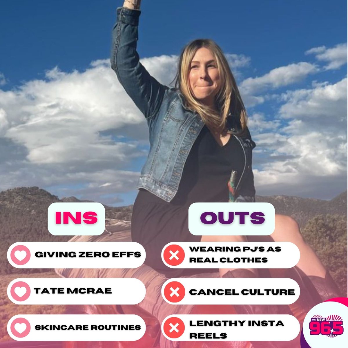 new965philly's tweet photo. Ins and Outs of 2024: The NEW 96.5 Edition ✨ What are your Ins and Outs of the year? 🤔 https://t.co/11HKivUcpr