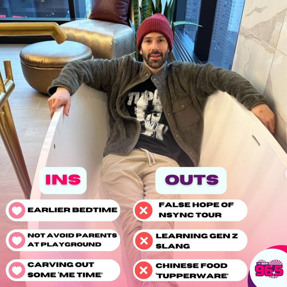 new965philly's tweet photo. Ins and Outs of 2024: The NEW 96.5 Edition ✨ What are your Ins and Outs of the year? 🤔 https://t.co/11HKivUcpr