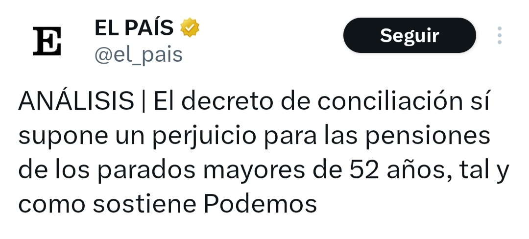 Panik81's tweet image. Ya tiene que ser descarado el recorte para que lo reconozcan y le den la razón a Podemos en el diario El País.
