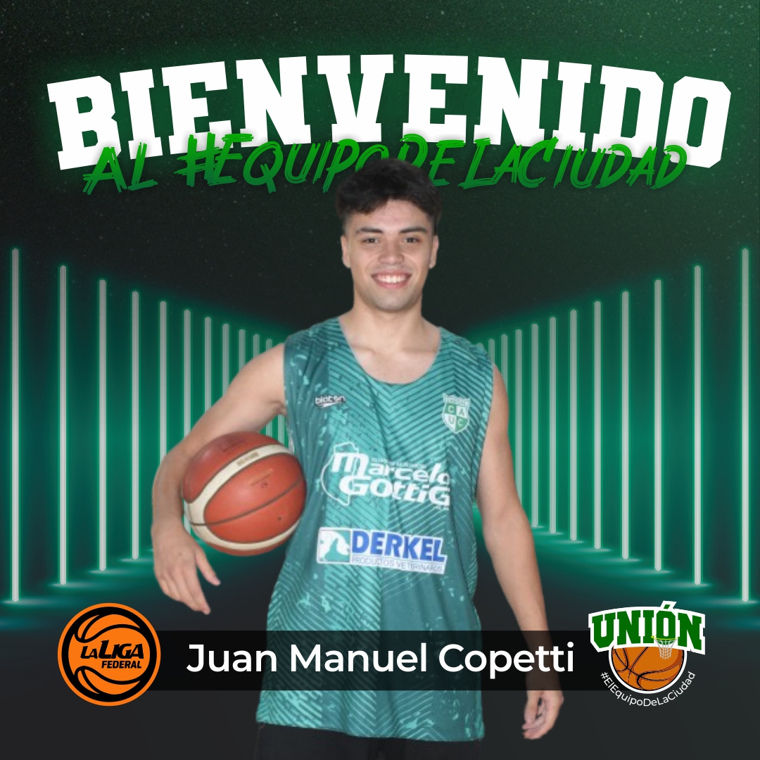 📍 Desde Córdoba a Crespo 😉 Bienvenido al #EquipoDeLaCiudad Juan Copetti 💚 El escolta de 21 años se suma para disputar el Torneo Federal de Básquet 💪