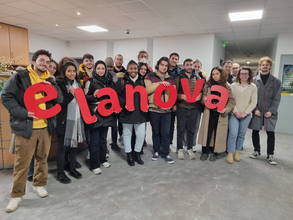 Des étudiants et des enseignants du master Chimie @FST_UPEC ont visité la société #elanova [ela pour #elastomeres, nova pour #Innovation] @mairievitry 
Une belle immersion dans ce centre de valorisation et d’excellence du caoutchouc !
Encore un grand merci pour l'accueil 👍