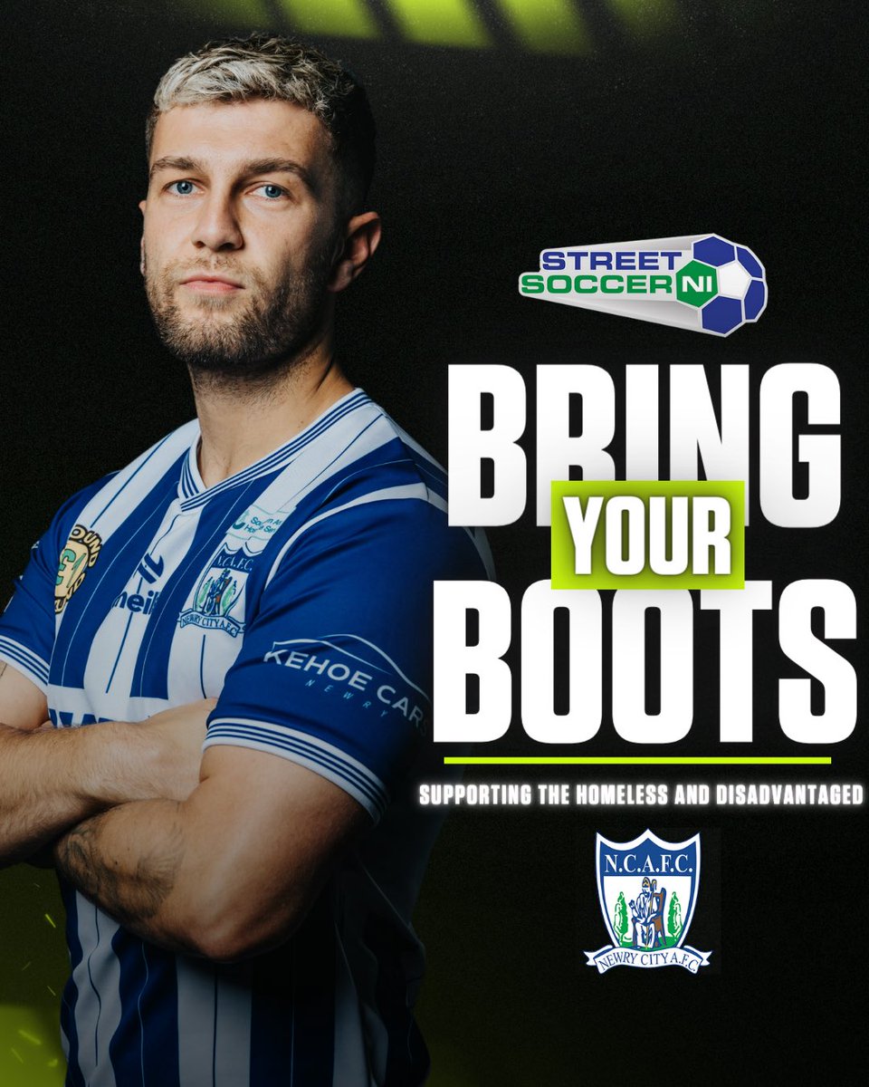 Bring your old football boots to The Showgrounds this Saturday to support @StreetSoccerNI 👟 ➡️ All the details: nifootballleague.com/news/2024/janu… #BringYourBoots