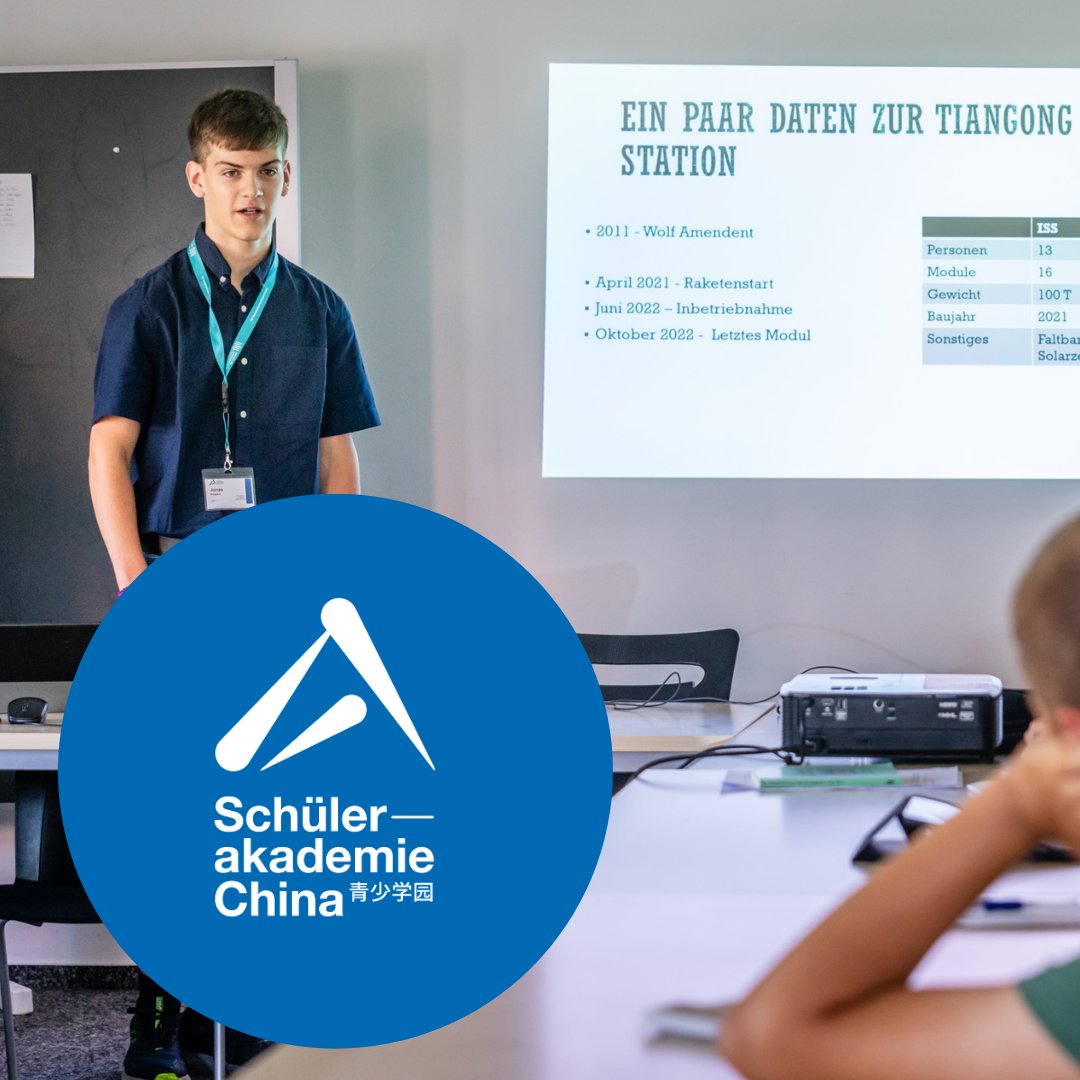 Bis 15.2.2024 bewerben: #Schüler:innen zwischen 16-19 mit Interesse, mehr über #China + seine #Sprache zu erfahren, können sich wieder bei @bildungbegabung für unsere gemeinsame #SchülerakademieChina in den #Sommerferien bewerben.Mehr Infos hier t1p.de/tz1i7 🎓🌏(1/2).