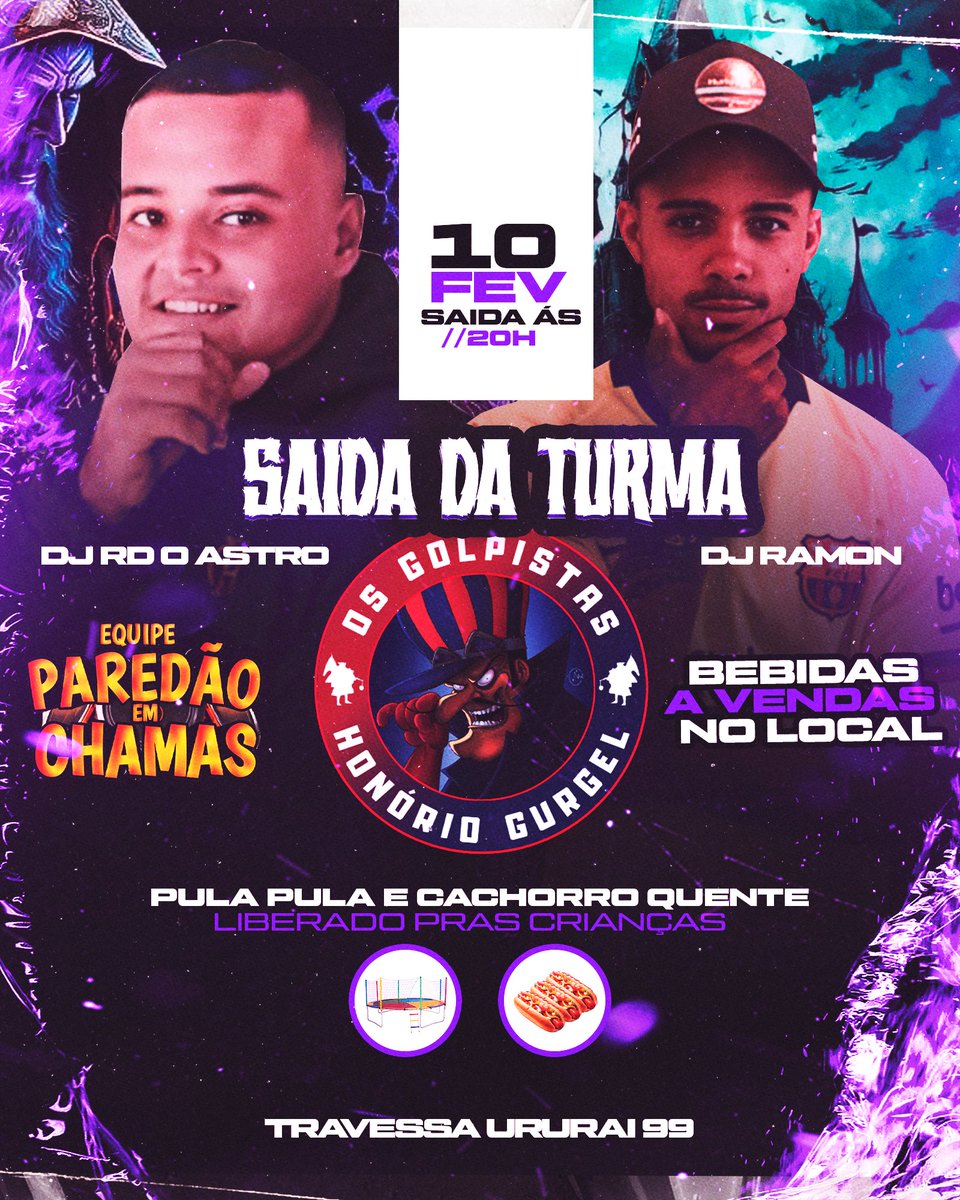 Só brotar rapaziada todos serão bem vindos🥳🙅🏾‍♂️