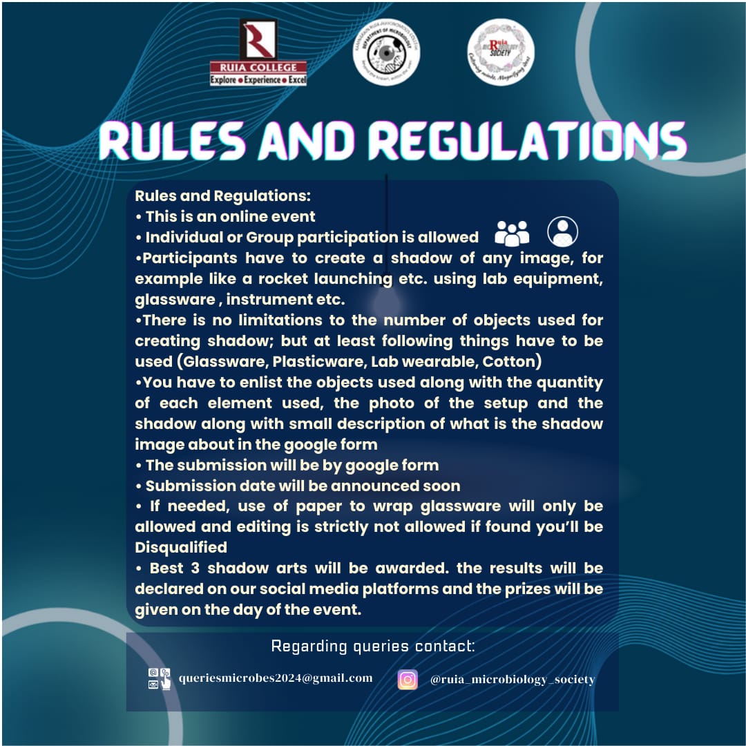 Ruia Microbiology Society tweet media