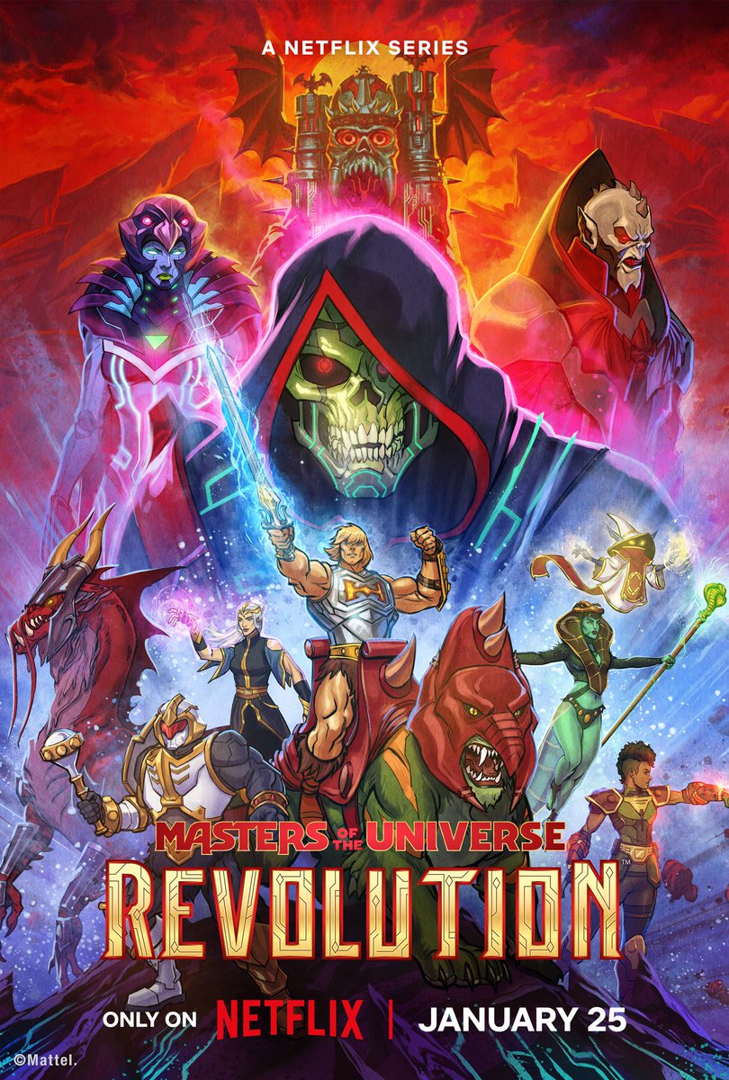 TRAILER DROPS TOMORROW. But for now, feast your eyes on new Masters of the Universe: Revolution art, created by the brilliant @NathanBaertsch