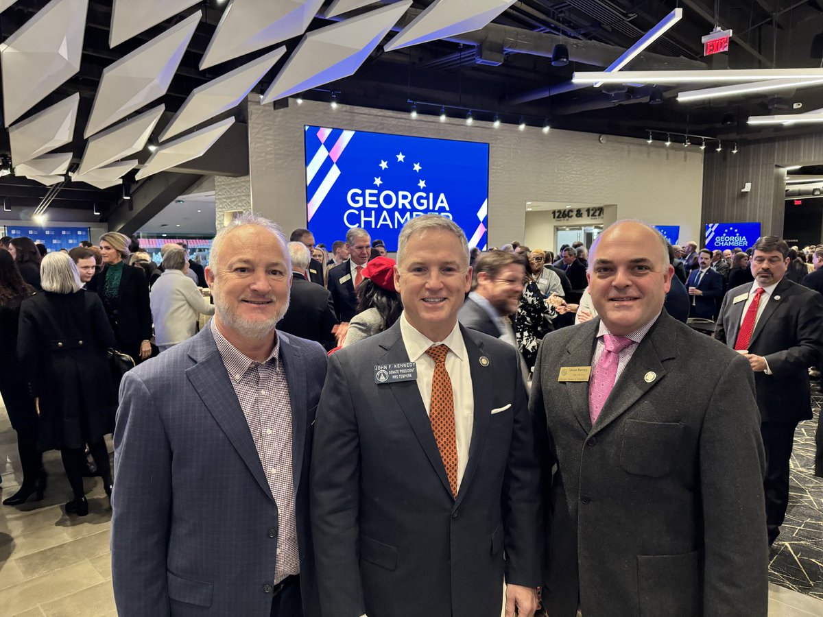 JasonDowneyBOE's tweet photo. Middle Georgia representing at the Benz in ATL! Great to see my good friends .@Thankslester1 and .@johnfkennedyga at .@GAChamber #EggsIssues24 https://t.co/Ya5GyjhTLU