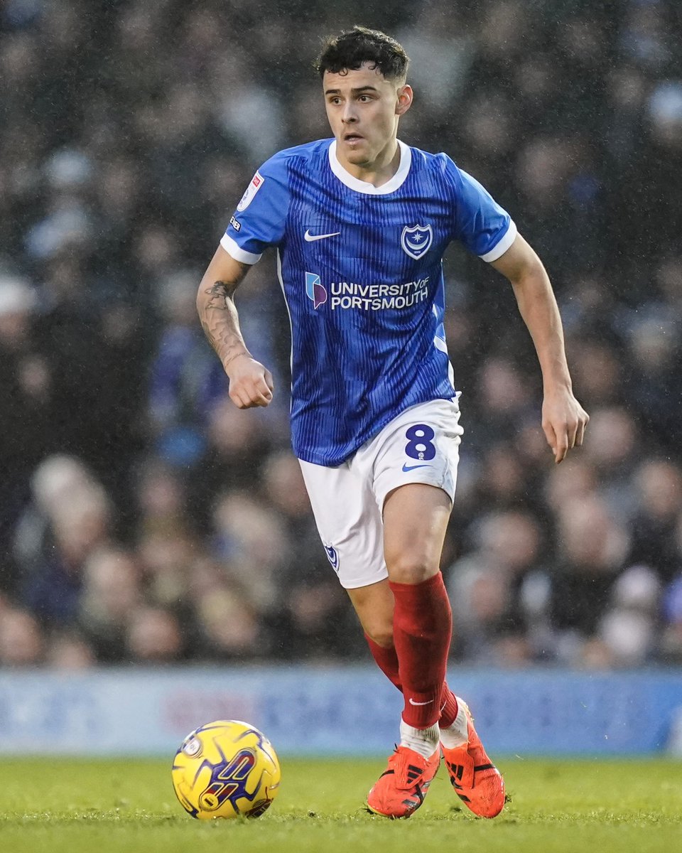 Pompey's tweet photo. ℹ️ John Mousinho has confirmed that Alex Robertson has torn his hamstring and it’s unlikely he will feature again this season 

💙 Sending you our best wishes, Robbo

#Pompey https://t.co/HkiJ1G3AAZ