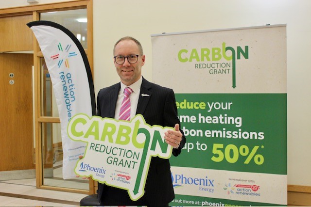 Act_Renewables's tweet photo. A great morning spent at the launch of a new Carbon Reduction Grant from @phoenixni. As partners in the programme, households can apply to receive a grant of £400 towards new natural gas installations.  For more information visit our website: https://t.co/BWOQ1W577C

#PathToZero https://t.co/kN9gLnB2HQ