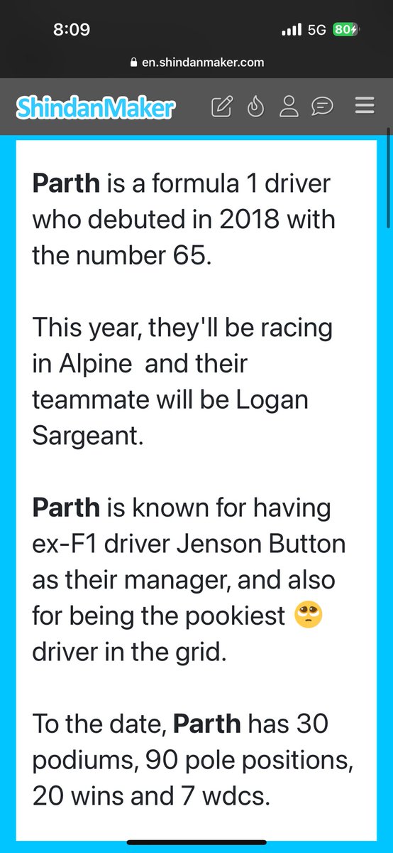 parth2903's tweet photo. @depressedsebfan 20 wins ke sath 7WDCs jeetne ka ghamand hai. Ale alpine ale bleu😈 https://t.co/PQJOaZmTni