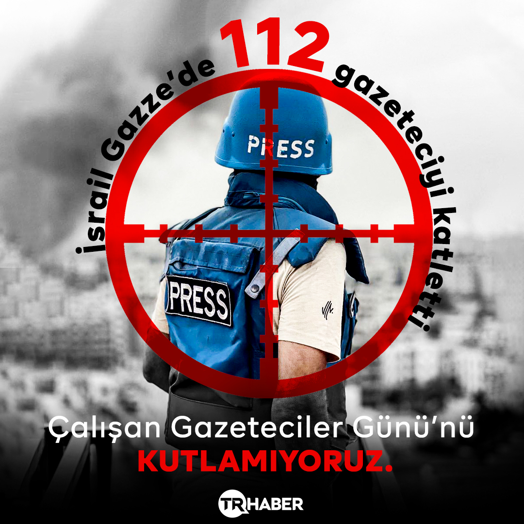 ibrahimkaragul's tweet photo. İsrail 3 ayda Gazze'de 112 gazeteci öldürdü. 
Dünyanın bütün gazetecileri sessiz!

Türkiye'de; 
Terör suçu işlediği için ceza alan ve gazeteci kimliğini kamuflaj olarak kullananlar için; 

 Ayağa kalkan, raporlar yayınlayan, ateşli açıklamalar yapan ABD ve Avrupa, 

112 gazeteci şehidimiz için İsrail'e hiç bir baskı yapmadı. 

Batı dünyasının "ortak soykırımı" ile karşı karşıyayız...