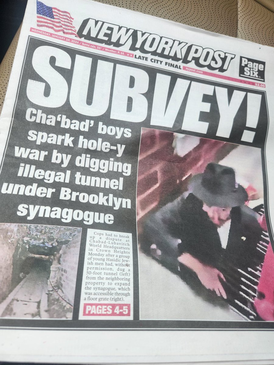 RossBarkan's tweet photo. You can't live with the New York Post, you can't live without the New York Post. https://t.co/fWc9RR835i