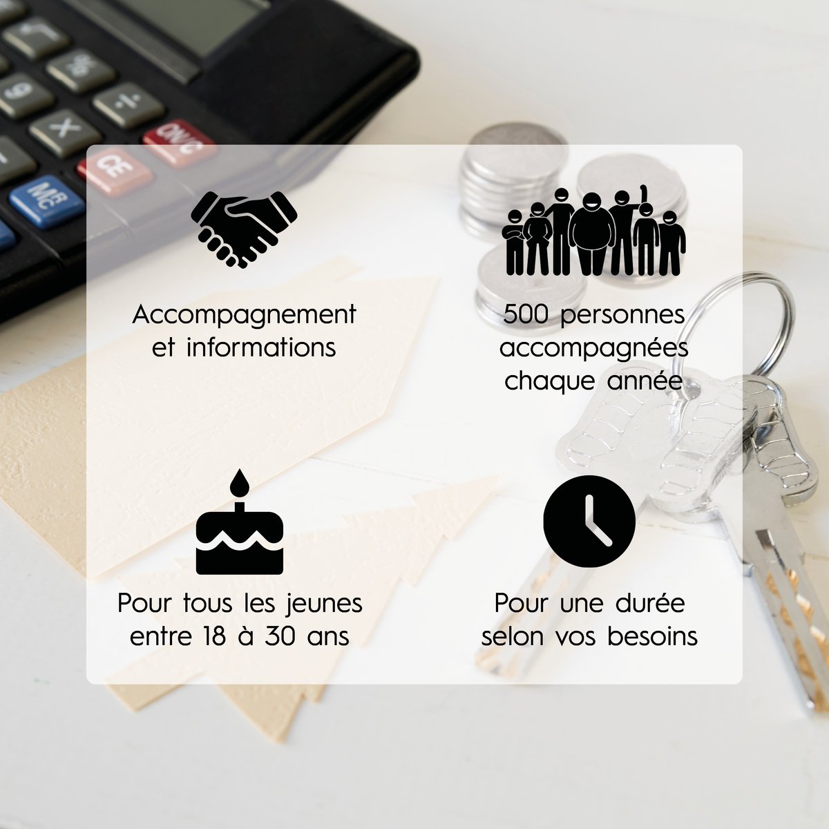 Vous cherchez un logement? La MELT peut vous aider!

Vous serez...
👉Informés des aides financières existantes dont vous pouvez bénéficier💰
👉Accompagnés dans les démarches de demande d'un logement social
👉Accompagnés vers les démarches d'accès à des logements plus spécifiques
