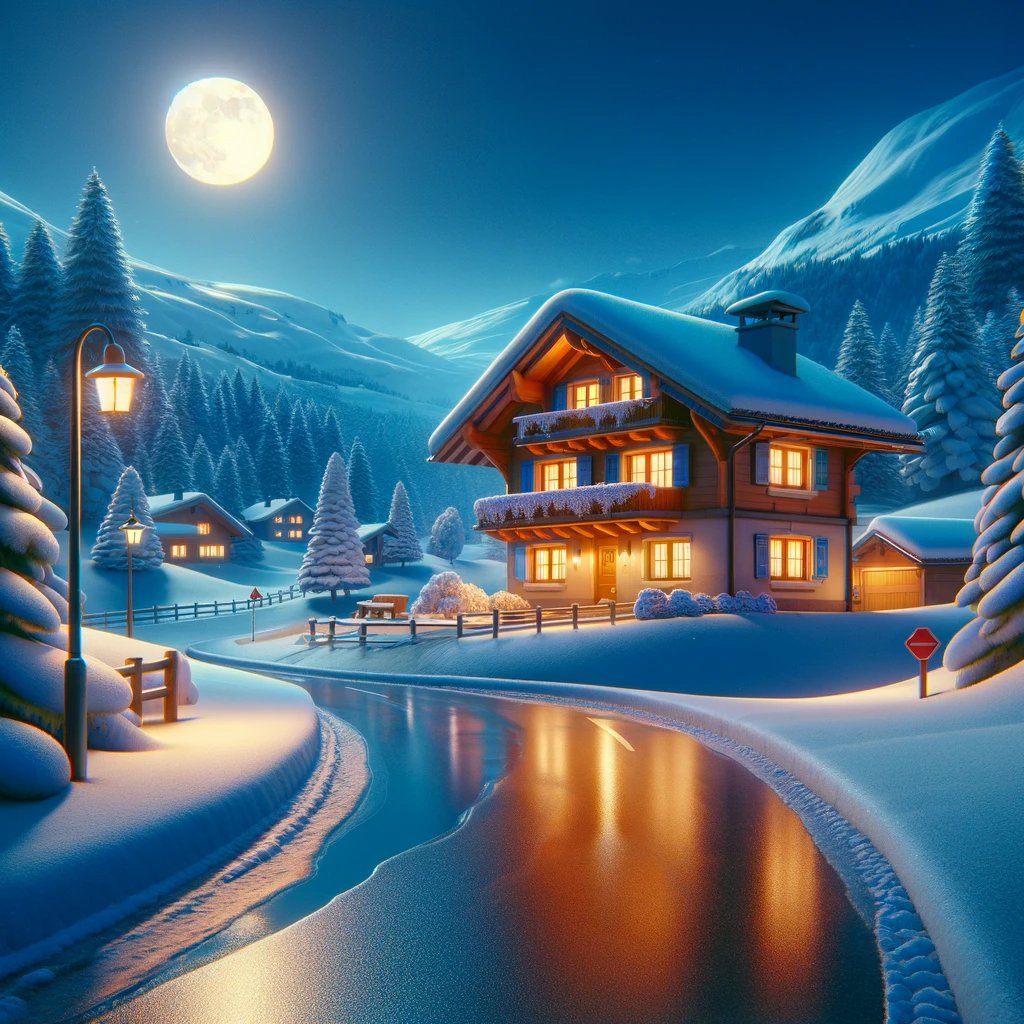 Winter in Switzerland.