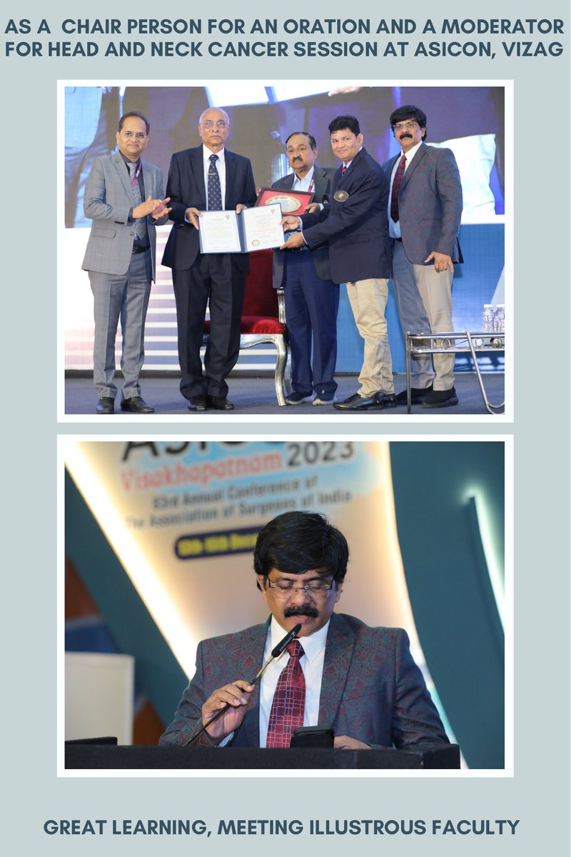 RoboticOncoDr's tweet photo. Last month at a great academic conference in Vizag under the aegis of Association of Surgeons of India #jagdishwar #amasicon2024 #RoboticSurgeryIndia #rectalroboticsurgery #roboticesophagectomy #amasiconhyderabad #roboticthyroid #roboticsurgeon #rectalcancer #ApolloHospitals https://t.co/VbRW4KL8I1
