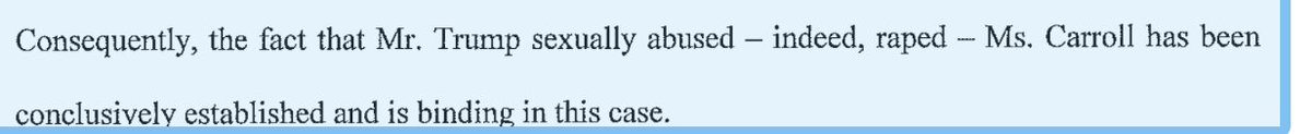 2024: While all eyes were on Trump's argument yesterday that, essentially, he should be immune from prosecution forever, federal Judge Lewis Kaplan wrote this in a pretrial ruling in E. Jean Carroll 's second defamation case.