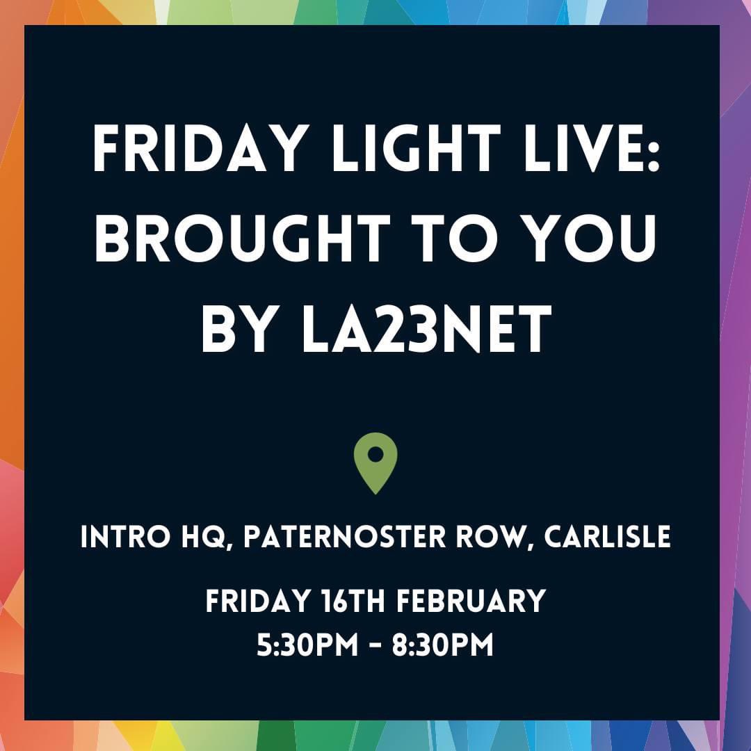 LA23NET's tweet image. First @LA23NET of 2024? Let’s go! ✨
Next month, Carlisle is the dazzling host of the The Light District: Crown and Coronation - and LA23NET will be first to experience it 💡
This is going to be our brightest networking event yet 👉 bit.ly/LA23NET_Feb #LA23NET #Cumbria