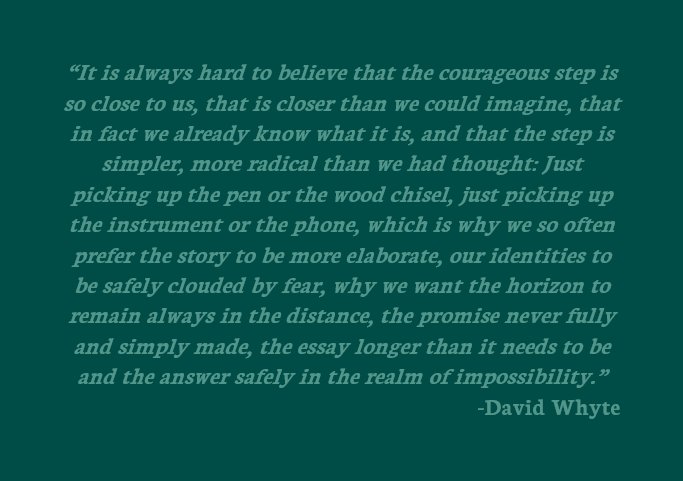 QuotationsPod's tweet photo. David Whyte reminds us that we know the next step but that we must be courageous enough to take it. 

Learn more in Episode 187, out now!

👉https://t.co/LrvzEWT22y👈

#quote #quotes #quotations #podcast #consolations #courage @davidjwhyte #newyear https://t.co/jHovusAK6N