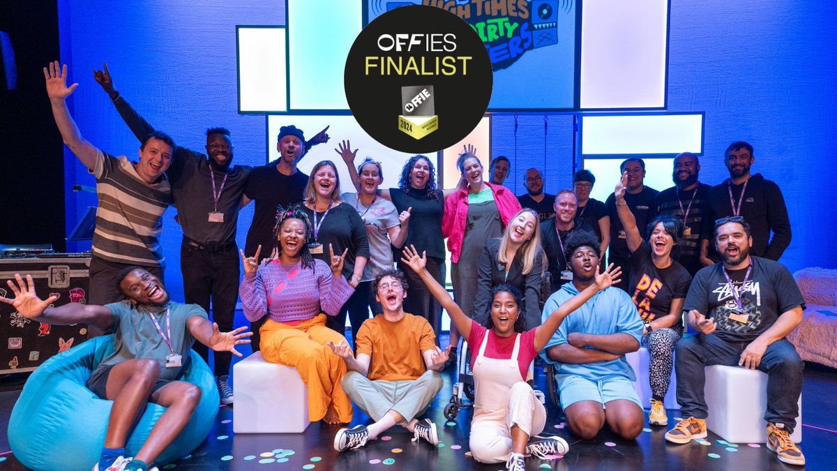 We are absolutely over the moon to be a Finalist for the @OffWestEndCom! High Times & Dirty Monsters, a coproduction by us, @graeae, @LivEveryPlay & @LEEDS_2023, is a finalist in the Access category. It’s a real joy to be recognised alongside so many great productions 💙