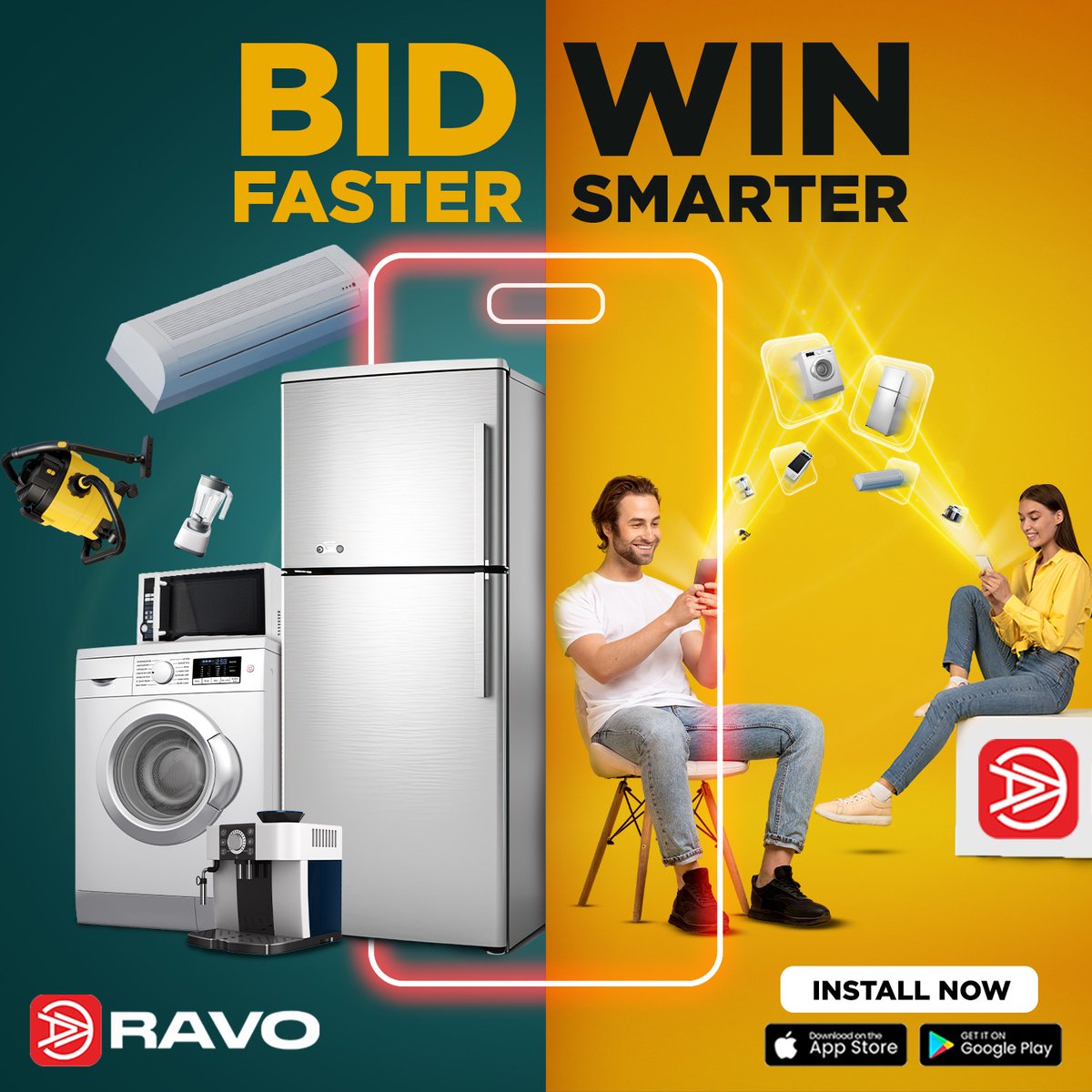 ravo_app's tweet photo. Swift Bids, Smart Wins - Experience the Competitive Edge in Fast-Paced Auctions!  

App Store: https://t.co/DICPflpepH 
Play Store: 
https://t.co/C3LV1cX8pO

#preownedmarketplace #buypreowneditems #ravo #dubai #auction #auctionapp #apps #appstore #preowned #uaeshopping #shopping https://t.co/ckqy3shGEM