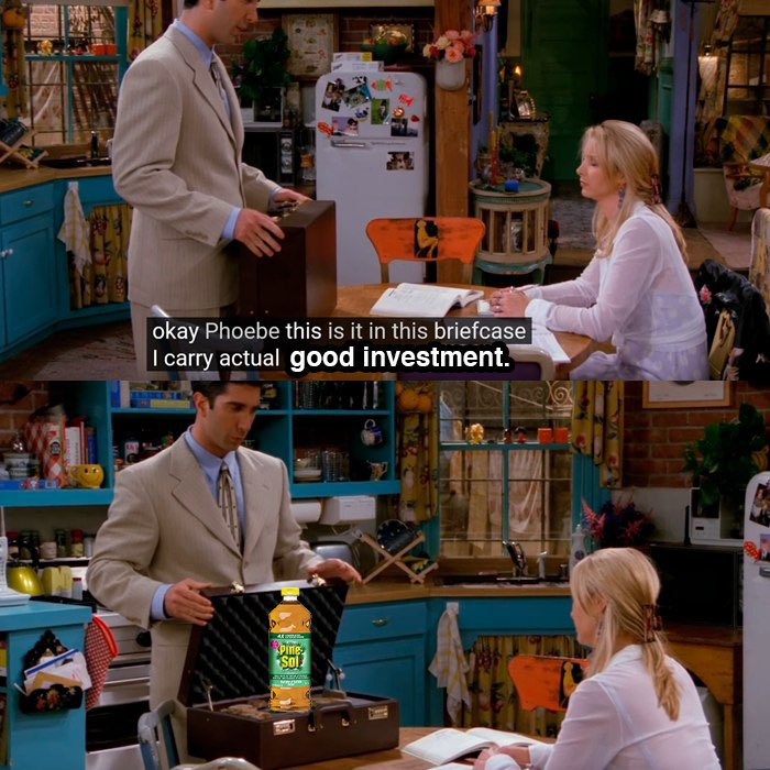 Based, even Ross from Friends has Pine

$PINE / $SOL

$BONK $MYRO $WIF $BRETT $PRNT $JUP $ETH $CLIPPY #USEDCAR $POPO $BONG