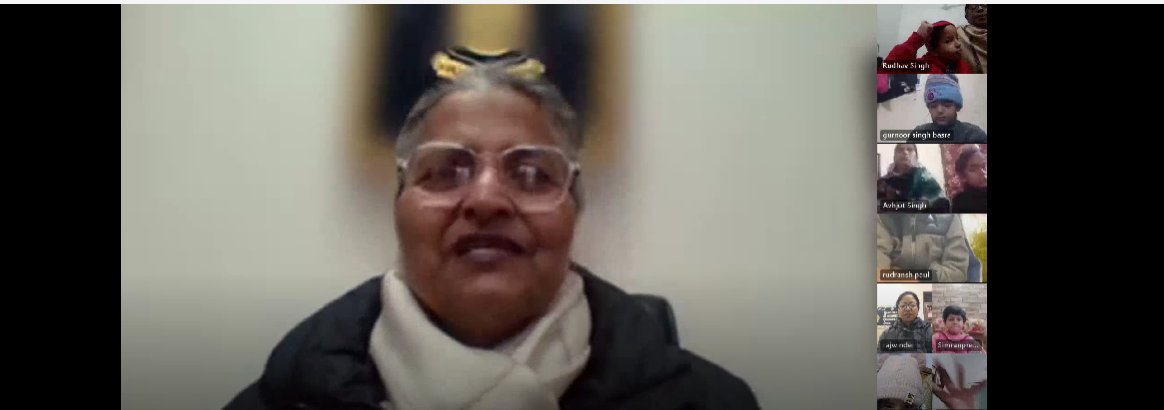 KnpsIndia's tweet photo. Virtual Interaction 
On 10-Jan-2024 virtual session was organized for wonderful parents of our little stars #kindergarten
📷 A big shoutout to our amazing principal  Ms @pkdhillon08 for leading the discussion with grace and wisdom. 📷
 #VirtualInteraction #parentsprincipalmeet https://t.co/HidsThJVxY