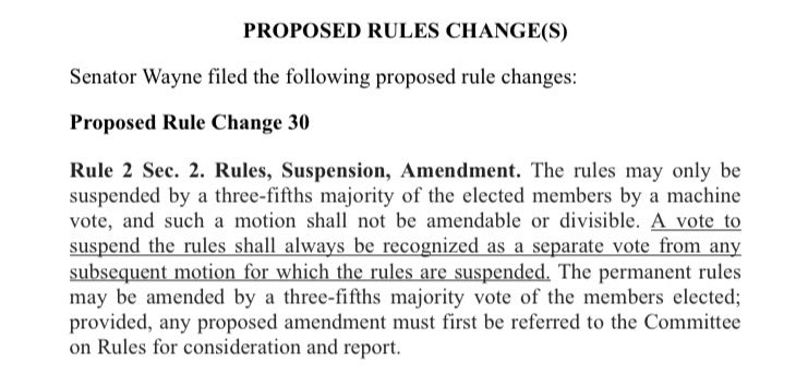 NonpartisanNeb's tweet photo. After further review, we asked the #neleg’s Rules Committee to reconsider the advancement of Proposed Rule Change 30.

The proposal seems aimed at clarifying the process for suspending the rules, but seems more likely to overly complicate &amp; add ambiguity to the procedure. #unicam https://t.co/BFS3iN5kMp