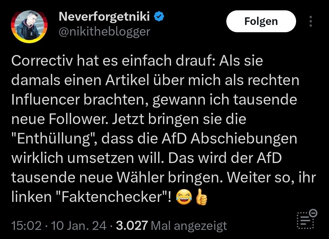AfD Kundendienst 🏳️🌈📯 tweet media