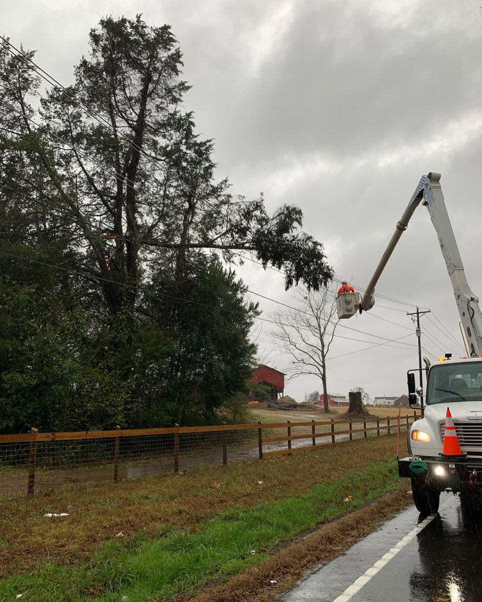 SC: Strong winds, rain and isolated tornadoes caused scattered power outages across our service territory, particularly along the coast. With all hands on deck, restoration is almost complete.