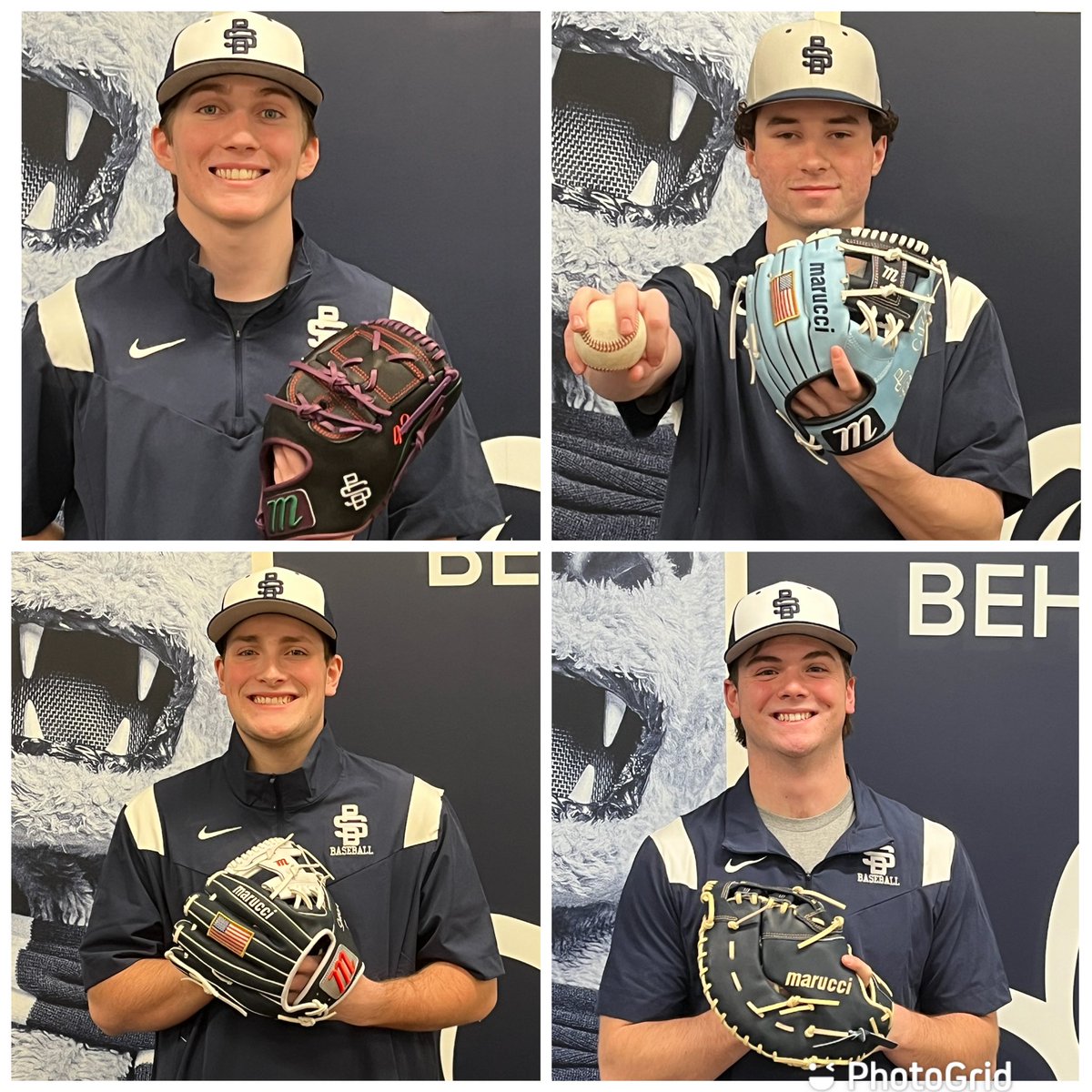 BehrendBaseball's tweet photo. GLOVE day is always exciting. Who has the best looking @MarucciSports glove? https://t.co/pPVLJnVaQt