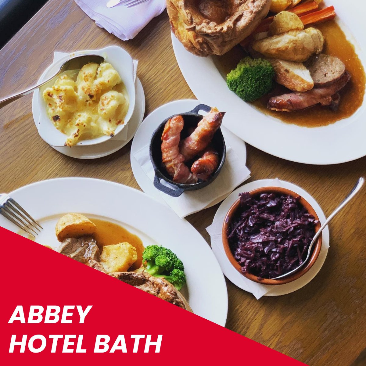 TotalBath's tweet photo. 3 Must Visit Sunday Roast Spots in #Bath 🍴

Are you looking to find the best Sunday Roast in Bath? Here are three of our favourite places to dine for Sunday Lunch in Bath city centre!

1️⃣ @GreenParkBraz 
2️⃣ @abbeyhotelbath 
3️⃣ The Architect Bath

➡️ https://t.co/liwdkiQ3iu https://t.co/si2IUbvuJs