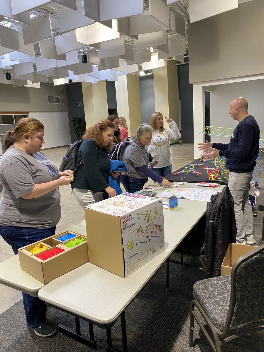 STEMTania's tweet photo. Thank you @strawbees for showcasing your STEM resources! #STEMCobb #Cobbia be sure to stop by their table before noon for a free starter kit! https://t.co/DMf5PRCpDC