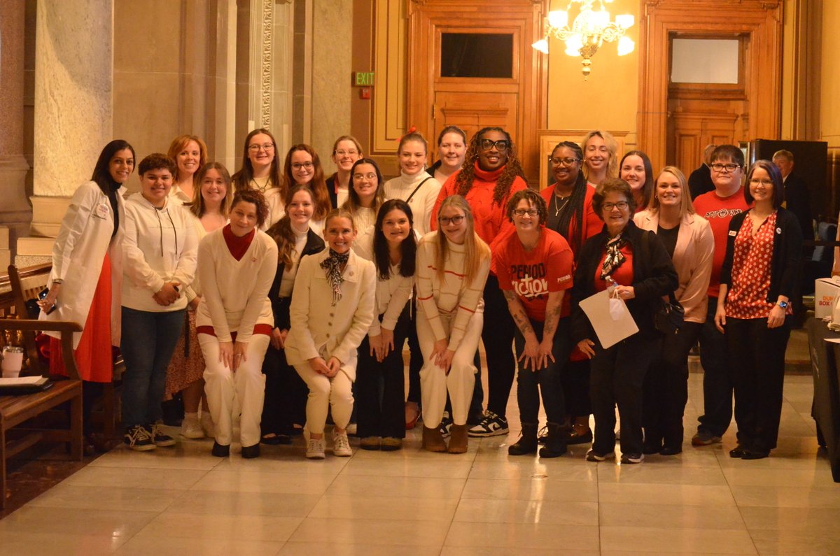 SenatorYoder's tweet photo. Happy Period Action Day, Hoosiers! Let's make 2024 the year we make progress on ending period poverty by getting rid of the unjust tax on menstrual discharge collection devices. https://t.co/HOvzGrGuMN