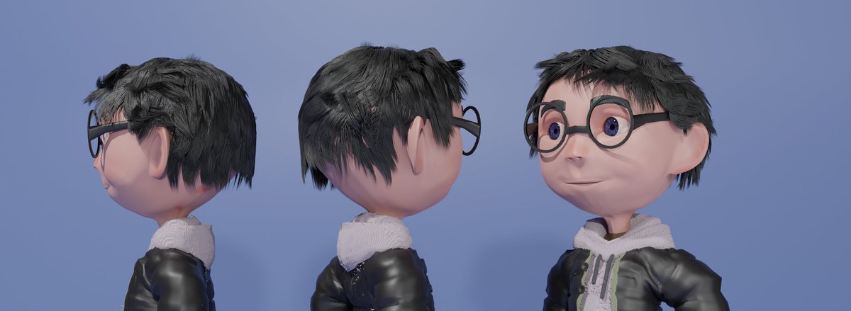 cre8ivedavid's tweet photo. This is Ken, a young nerd boy who lives in the city 🏙️
He likes to be alone and do his thing.

Happy to finally share 😊

#characterart #characterartist #3dcharacter #3dcharacterartist #3dcharactermodeling #3dart #Blender3d  #b3d https://t.co/9yvtD51HXM