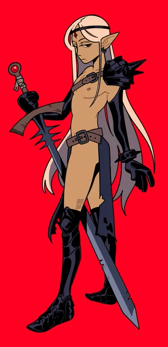 cw; suggestive ? ?   wow i wish the crop on here showed...more of the face... anyway. elves, y'know?