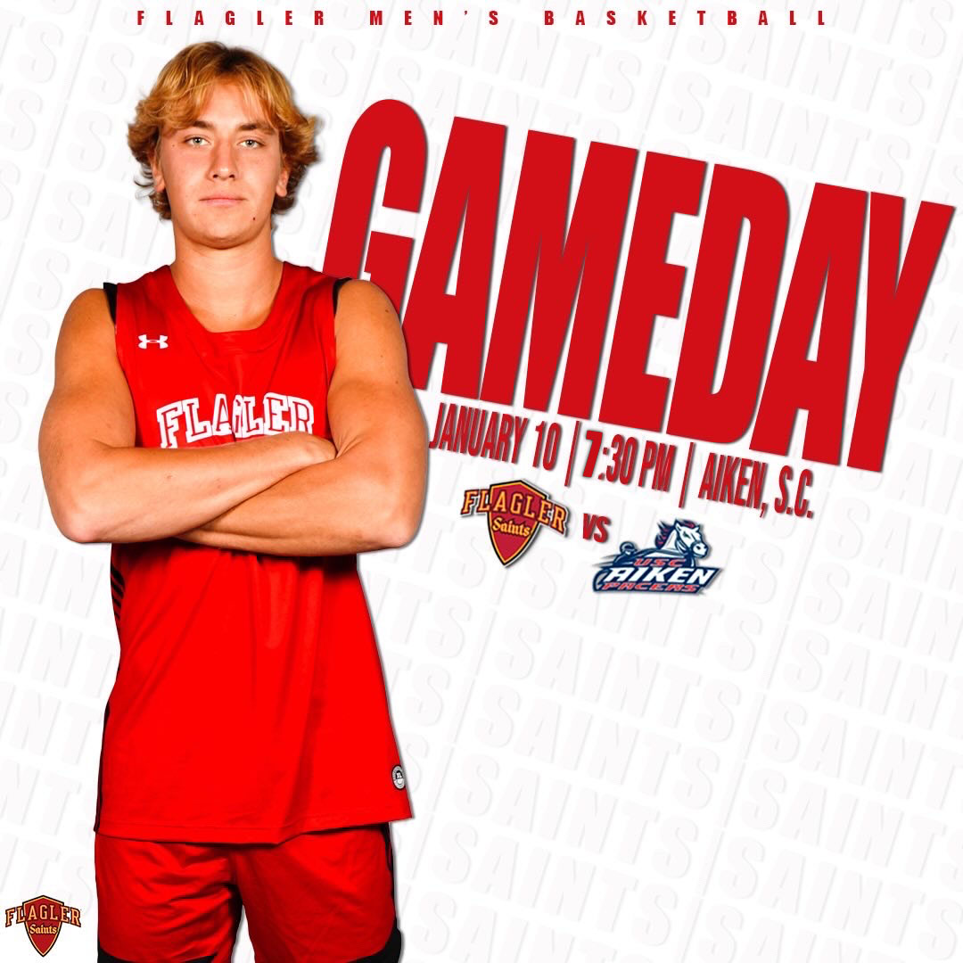 FlaglerSports's tweet photo. ON THE ROAD🚌 

🆚USC Aiken
📍Aiken,S.C.
⏰7:30 p.m.
📊https://t.co/ZLiHJ640bA
🎥https://t.co/s0vbrCBD4S

#GoSaint | @FlaglerMBB https://t.co/5IMCbNFLwR