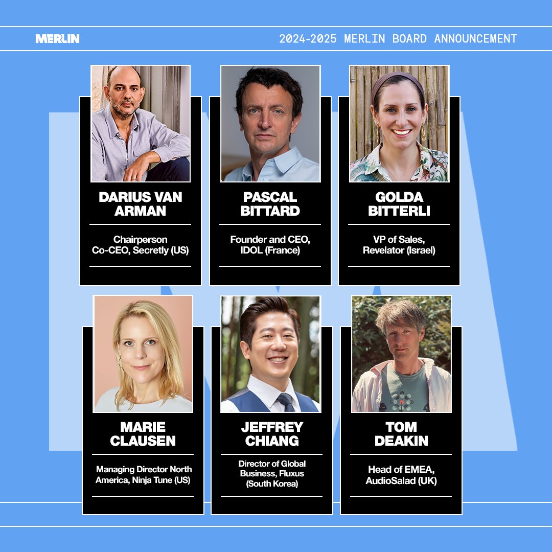 merlinnetwork's tweet photo. Today, we're excited to announce the new 2024-2025 Merlin Board and welcome six new Board Members! 

Head to Billboard to read the full announcement  ➡️➡️ https://t.co/sD8xMT7uOi https://t.co/7sBeA1V2n0