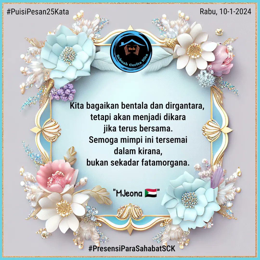 SCK768's tweet photo. Kegiatan di Rumah Biru

Part III

Cekidot

#Presensi
#SebuahCeritaKita
#GakAdaKalianGakAsyik https://t.co/xGlGNyLjBk