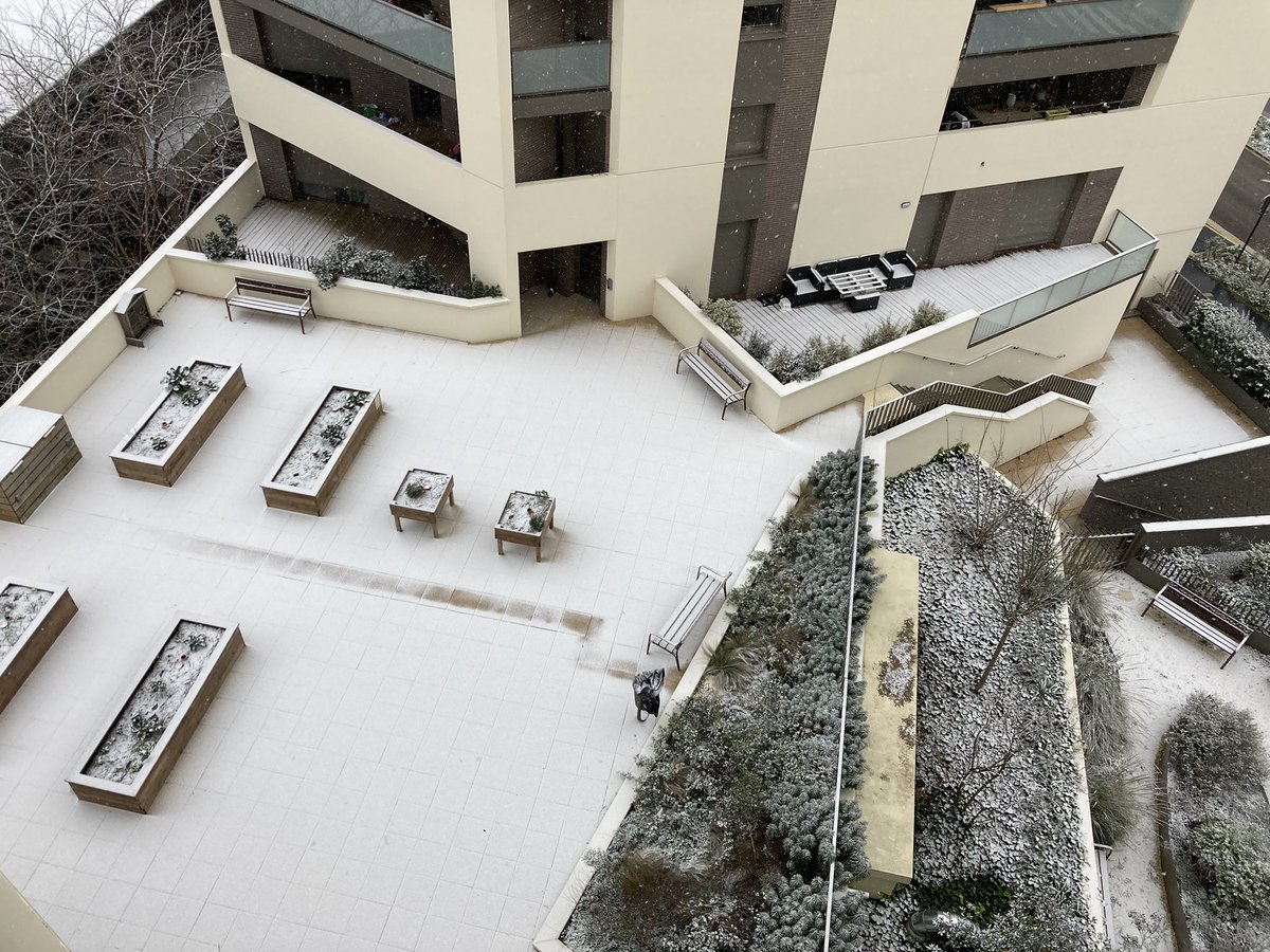 La neige s invite à Bordeaux…☃️❄️