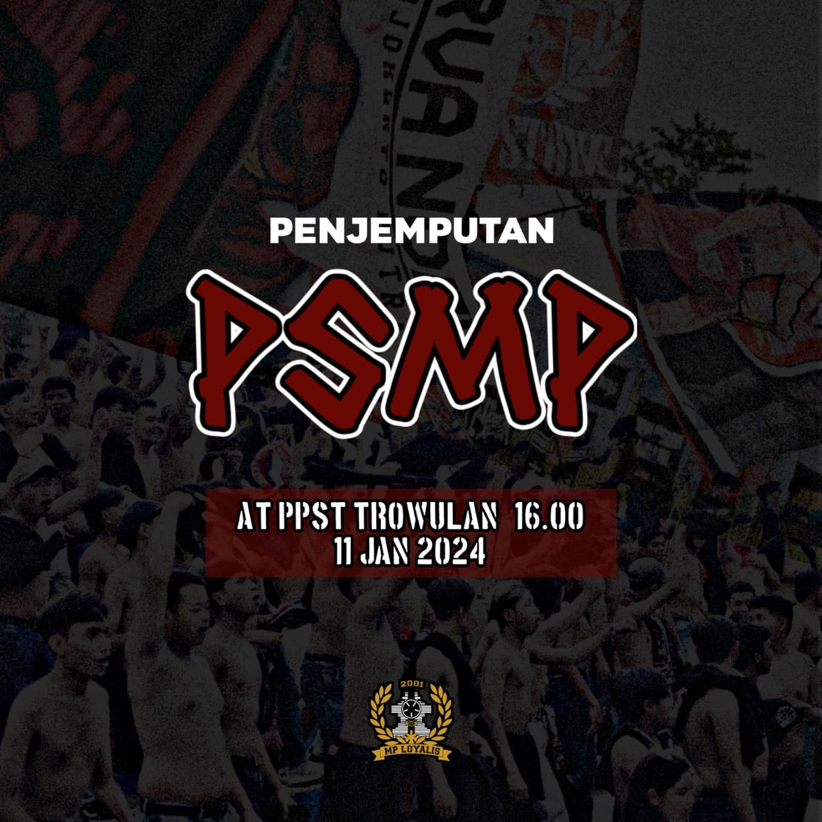 Berikan yang terbaik apapun hasilnya nanti, kami tunggu di perbatasan !

COME ON YOU LASMOJO !

#psmp #mployalis2001