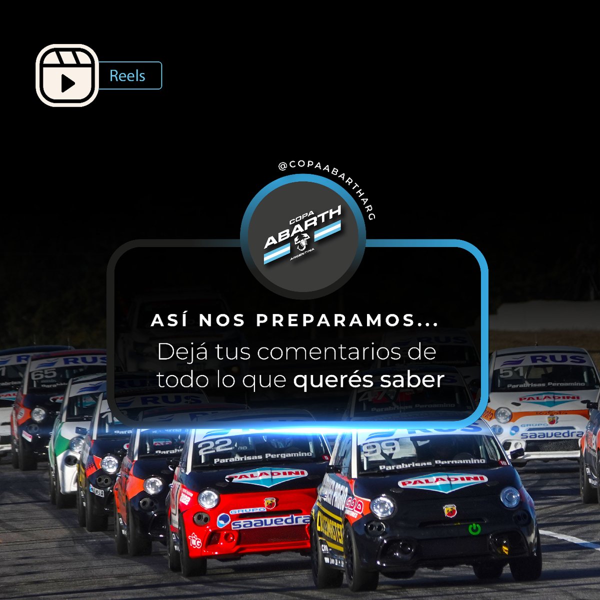 CopaAbarth_Arg's tweet photo. ¡Preparándonos para el emocionante 2024 en Copa Abarth! 🚗💨 Queremos escucharte. ¿Qué te gustaría saber? ¿Tenés dudas sobre nuestra categoría? ¡Deja tus preguntas y nuestro equipo las responderá! Juntos, hagamos de la próxima temporada una experiencia inolvidable. 🏁✨ https://t.co/a4XjBWP2uw