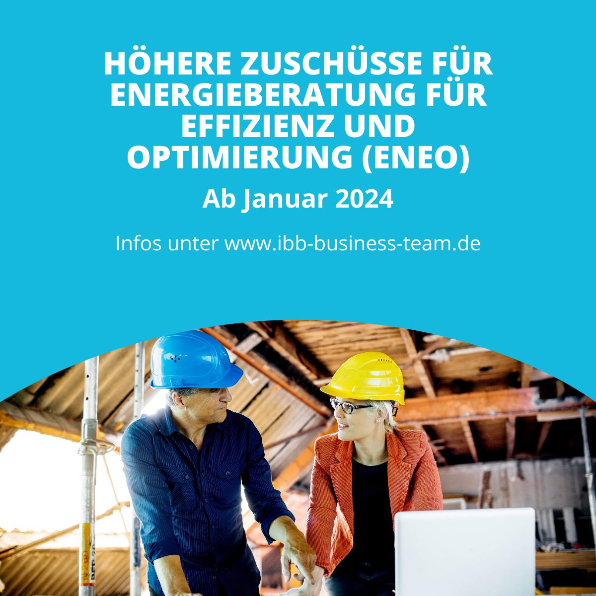 🏘️ Jahresbeginn 2024 wurden die Zuschüsse für die ENEO-Förderung erhöht und die Aufteilung der Wohneinheiten angepasst. Die Sanierung von Mehrfamilienhäusern ab 11 Wohneinheiten wird nun mit höheren Zuschüssen gefördert.

ibb-business-team.de/eneo/

#jetztfürberlin #ibtfördert