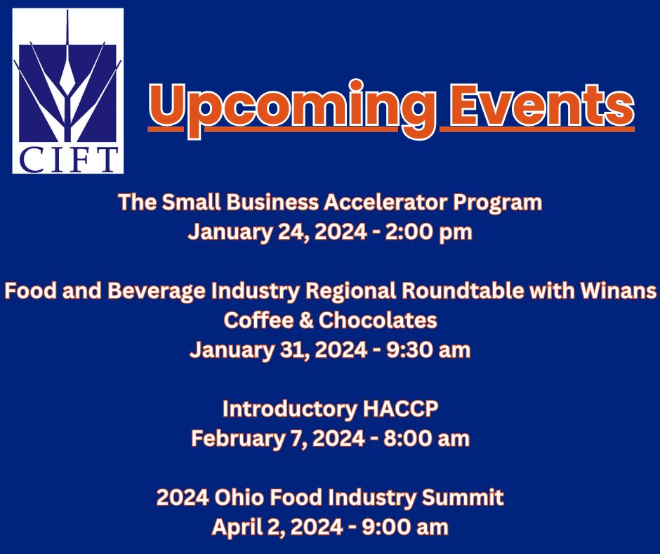 Lots of great things are coming up. Learn more here - ciftinnovation.org/events/

#eventswednesday