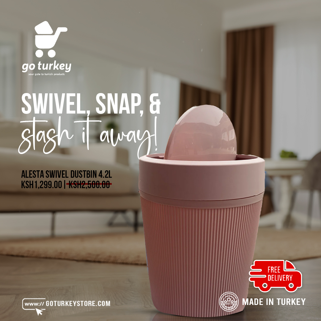GoTurkeyStoreKe's tweet photo. Our 4.2L dustbin with a swivel lid makes tidying up a breeze. Clean lines, no mess—let's declutter together! 🗑️✨ #CleanSweep #TidySpaces

ALESTA DUSTBIN 4.2L>>> https://t.co/z0meby3xqg https://t.co/viPcCYGq0G