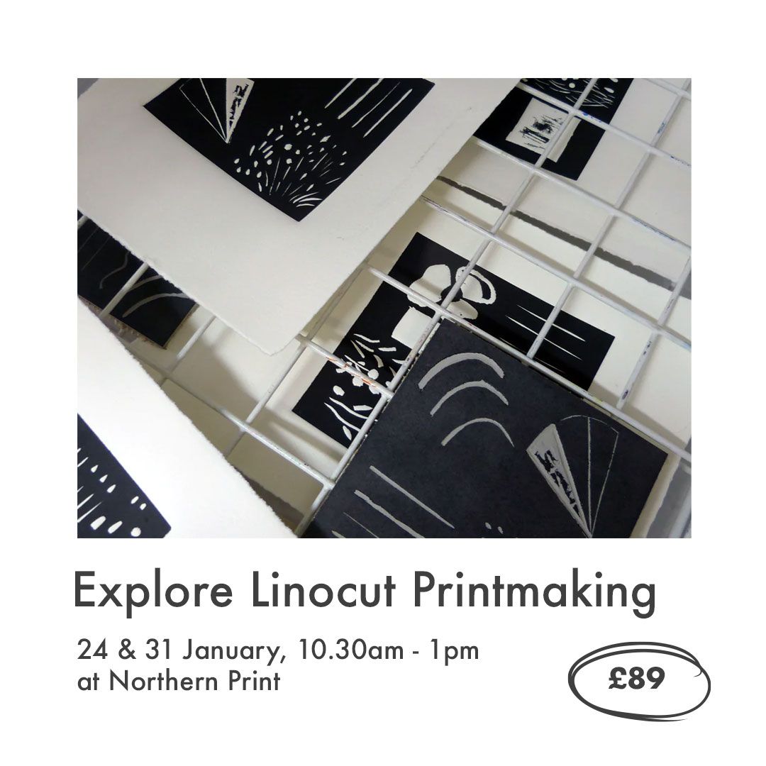 Explore Linocut Printmaking

Date: 24 & 31 January, 2024, 10.30am - 1pm
Price £89.00
Visit buff.ly/3ROHpbk to book a space
.
.
.
#LinocutWorkshop #OuseburnArt #NewcastleCreatives #PrintmakingClass #ArtWorkshop #OuseburnValley #NewcastleArtists #LinocutPrints
