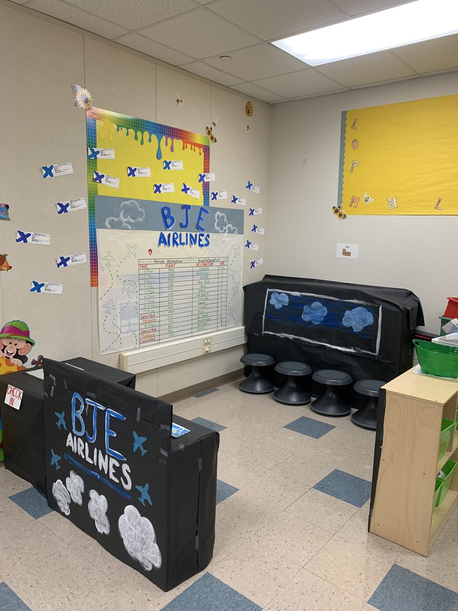We are super excited for the adventure ahead at BJE Pre-K! We can't wait to discover the amazing world inside the airport! Keep your eyes peeled, there's so much to see! 👀 #PrekisFUNdamental #BJEwolverine @BJE_Wolverines @FBISDEarlyChild