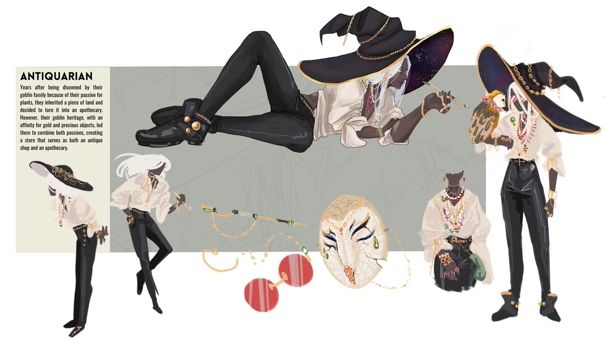lorene_mdini's tweet photo. Charadesign - The Antiquarian 👀 https://t.co/yhZTeeunyD